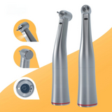 Dental 1:5 Fiber Otptic Handpiece Increasing Red Ring Contra Angle Internal Water Spray With LED For ISO E-type Motor Dentistry