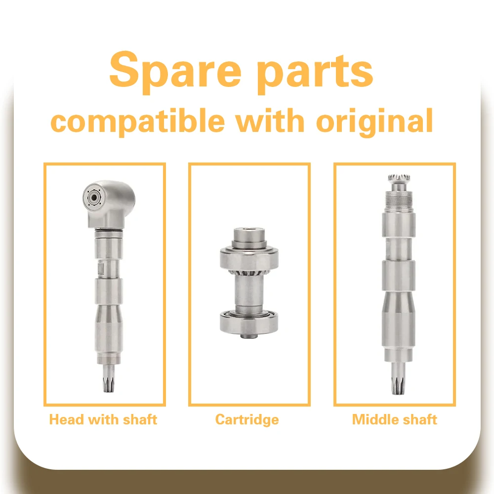 Dental 1:5 Fiber Otptic Handpiece Increasing Red Ring Contra Angle Internal Water Spray With LED For ISO E-type Motor Dentistry