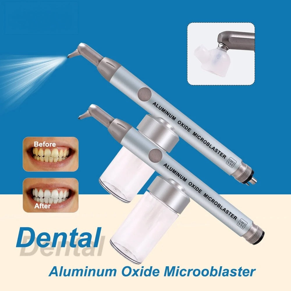 Dental Aluminum Oxide Micro Blaster with Water Spray Air Abrasion Interface Microetcher Sandblasting Alumina Gun Polisher Tools