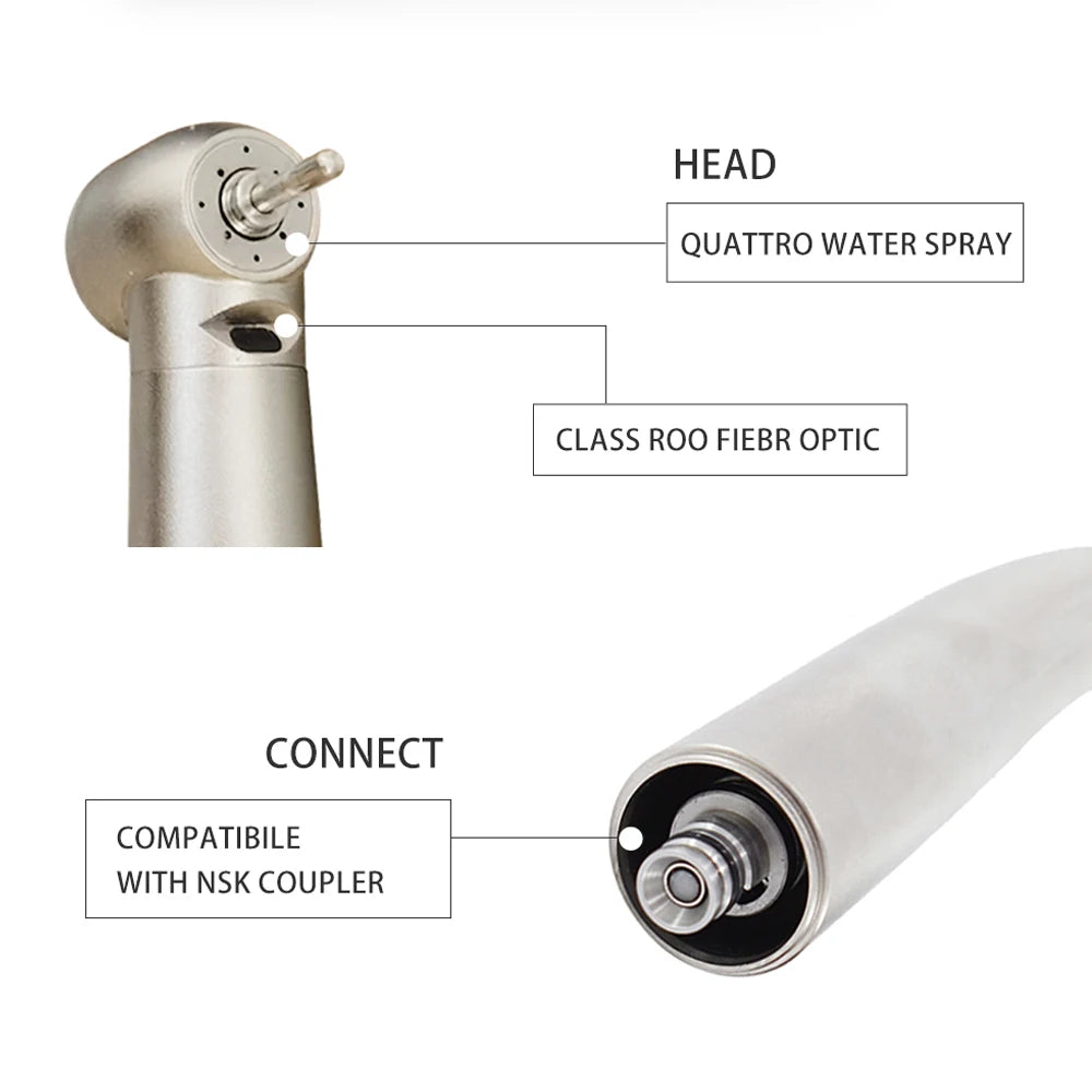 NSK type S MAX M600L M500L type Dental Optic LED High Speed Surgical Optical Handpiece For NSK 6 holes coupler