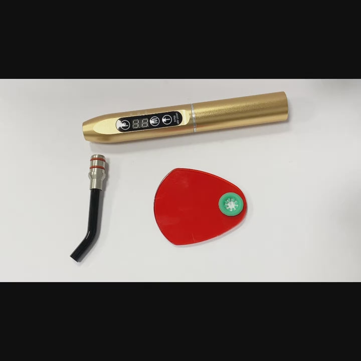 EXP Rechargeable LED Wireless Metal Curing Light Resin Curing Dental Equipment Cordless US/EU Pulg