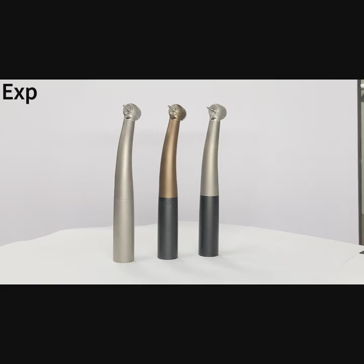 Exp Titanium Alloy Dental Handpiece Optical Fiber Torque Head Air Turbine Ceramic Bearing KaVo 2/4/6 Hole Connector Dentist Tool