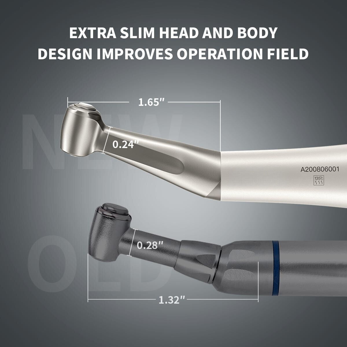 Dental NSK Style 1:1 Slow Low Speed Handpiece Contra Angle Push Button E-Type