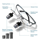 48° Ergo Optical Magnifier with Interchangeable Magnetic Lenses (4X, 5X, 6X)